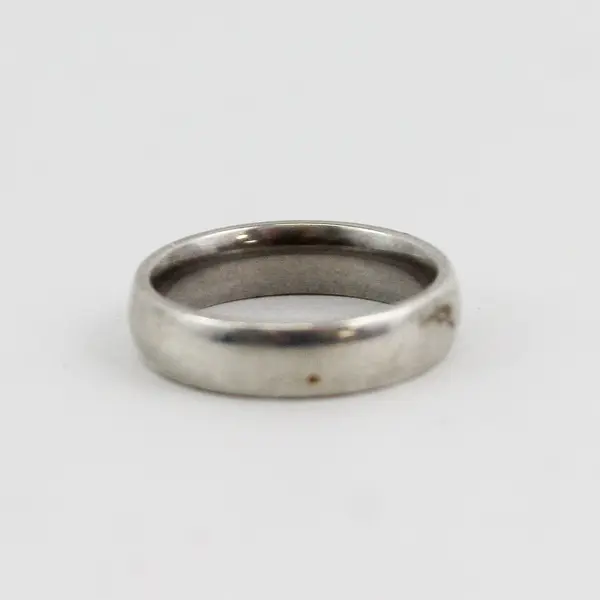 Vintage Signed FC 925 Sterling Silver Band Ring Size 6.75