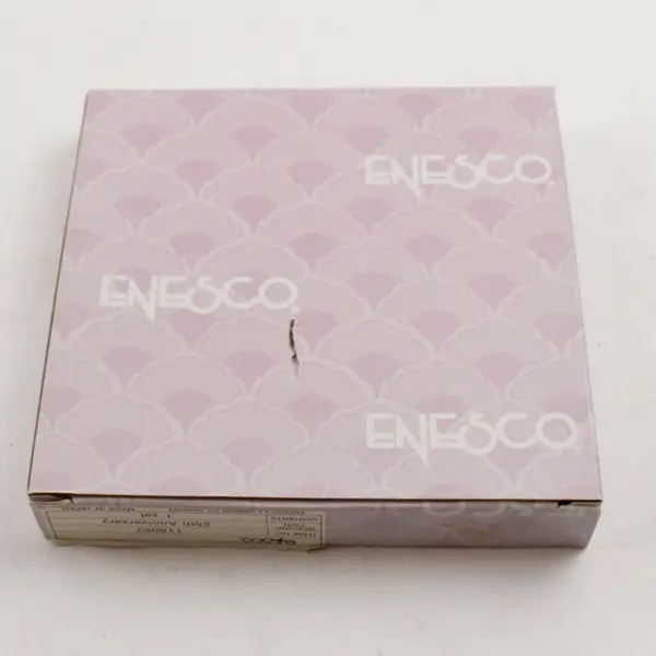 ENESCO 25th Anniversary Bone China Plate Anniversary Wishes Bells Roses Silver