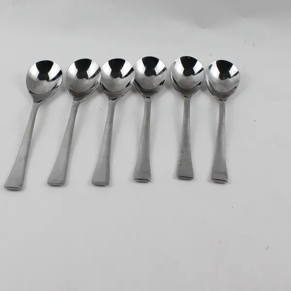 Lot of 6 Harry & Camila Unknown Rare HTF Pattern Stainless Teaspoons 6.75" Good