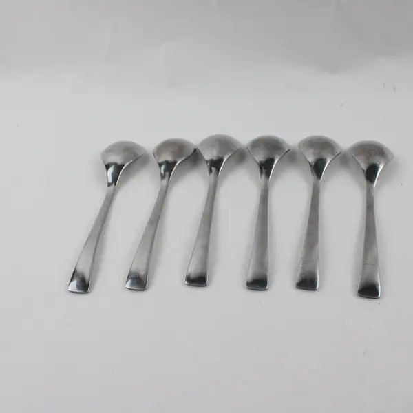 Lot of 6 Harry & Camila Unknown Rare HTF Pattern Stainless Teaspoons 6.75" Good