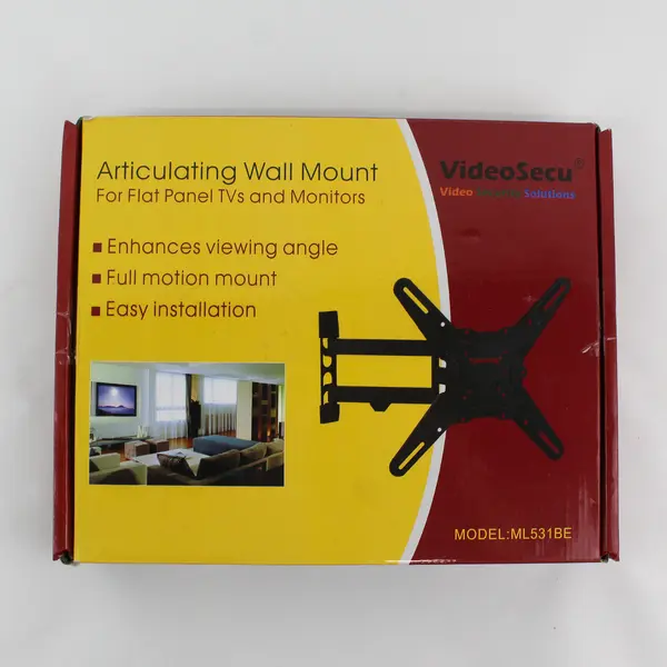 VideoSecu Articulating Wall Mount For Flat Panel TVs and Monitors  Model ML531BE