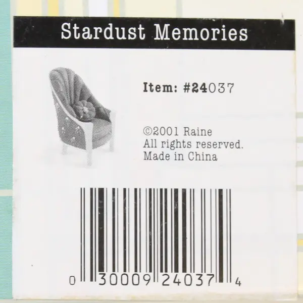 Take a Seat Stardust Memories 24037 Dollhouse Furniture NIB