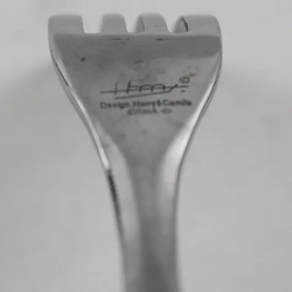 Lot of 5 Harry & Camila Unknown Rare HTF Pattern Stainless Dinner Forks 8" Good