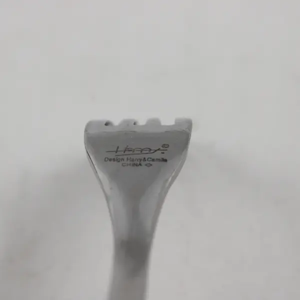 Lot of 2 Harry & Camila Unknown Rare HTF Pattern Stainless Salad Forks 7" Good