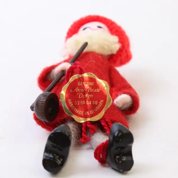 Genuine Anne Beate Man with Pipe Doll Figurine Vintage Collectible