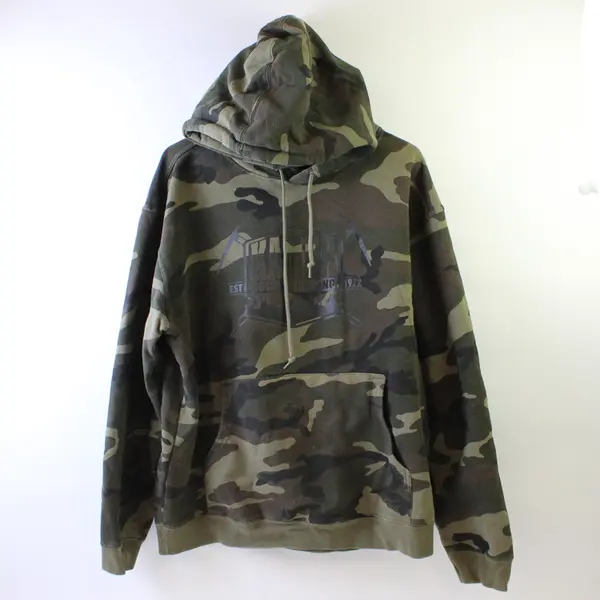 Kamph Rock Crushing Green Camo Hoodie Men's Large