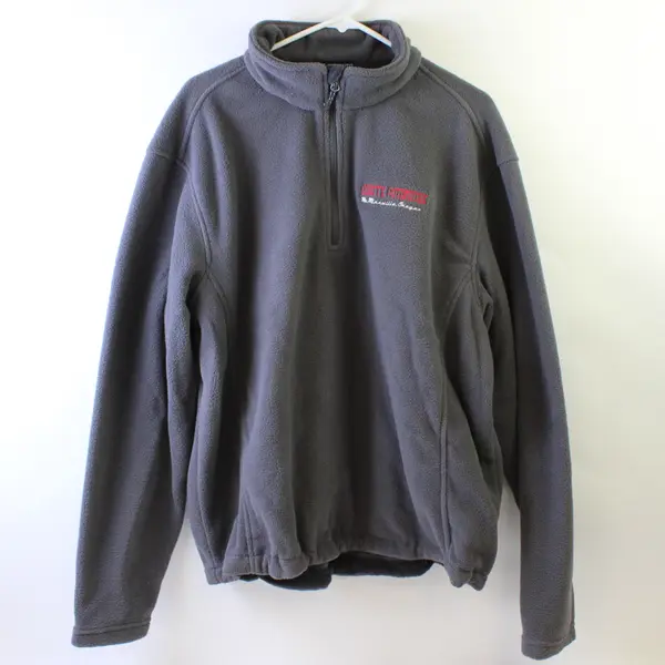 Scott's Automotives Embroidered Gray Fleece 1/4-Zip Men's XL