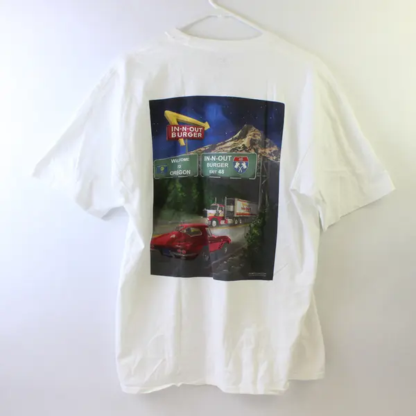 In-N-Out Oregon White Short-Sleeved T-Shirt Men's XL