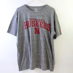 League Nebraska Huskers Gray Short-Sleeved T-Shirt Adult's Size XL