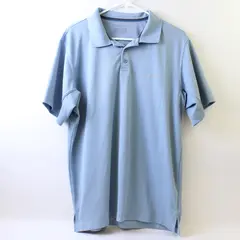Columbia Light Blue Short-Sleeved Polo Men's Large