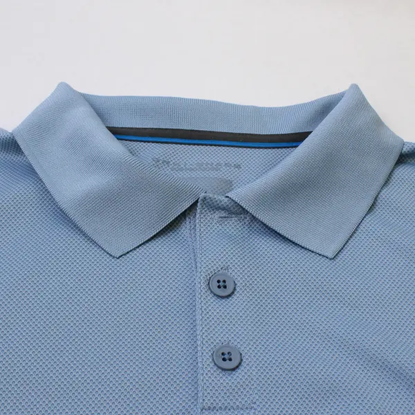 Columbia Light Blue Short-Sleeved Polo Men's Large