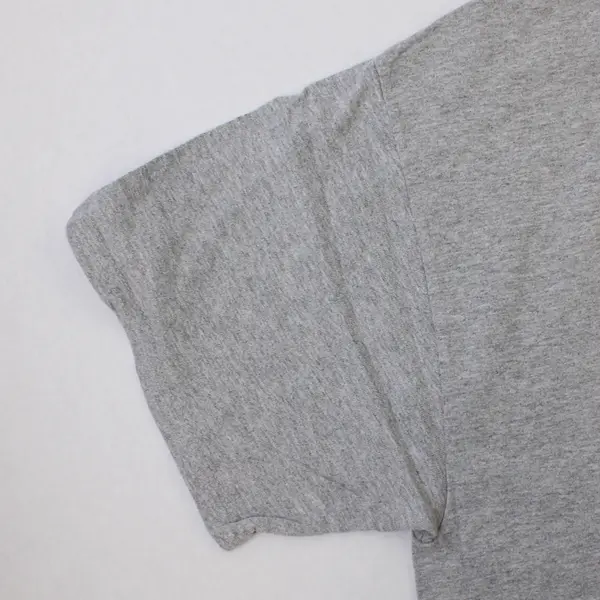 Gildan Gray Short-Sleeved American Flag Graphic T-Shirt Men's Large