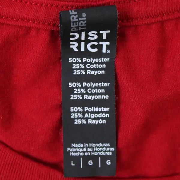 District Grizzly Strong McMinnville High School Red T-Shirt Adults Large