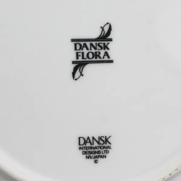 Set of 4 Dansk Flora Juniper Rim Cereal Bowls 