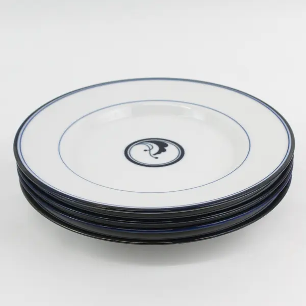 Set Of 4 Dansk Flora Juniper Bread Plates  Japan 7.25"