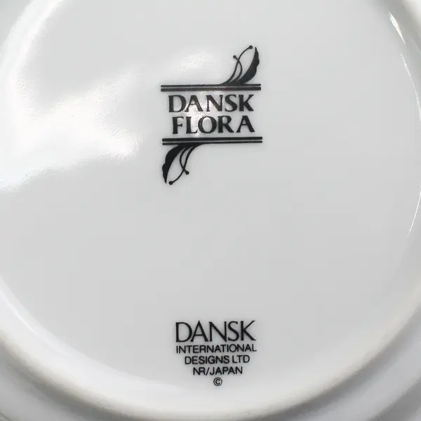 Set Of 4 Dansk Flora Juniper Bread Plates  Japan 7.25"