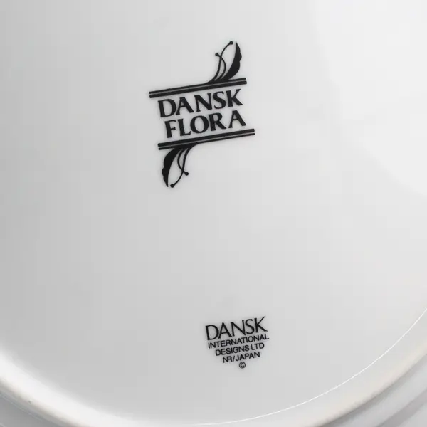 Set Of 4 Dansk Juniper Dinner Plates Flora Japan 10.75"