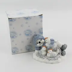 Encore Group Inc Snow Buddies "3rd Day Of Christmas" 2000 Figurine Broken Nose