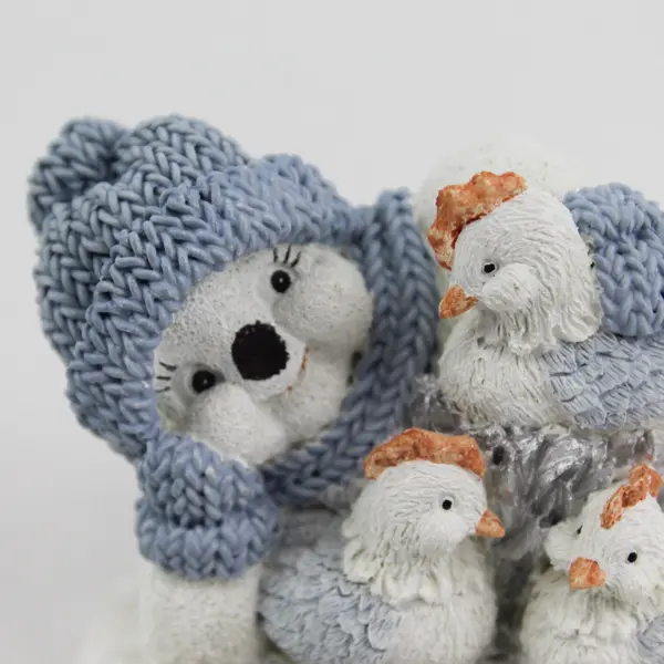 Encore Group Inc Snow Buddies "3rd Day Of Christmas" 2000 Figurine Broken Nose