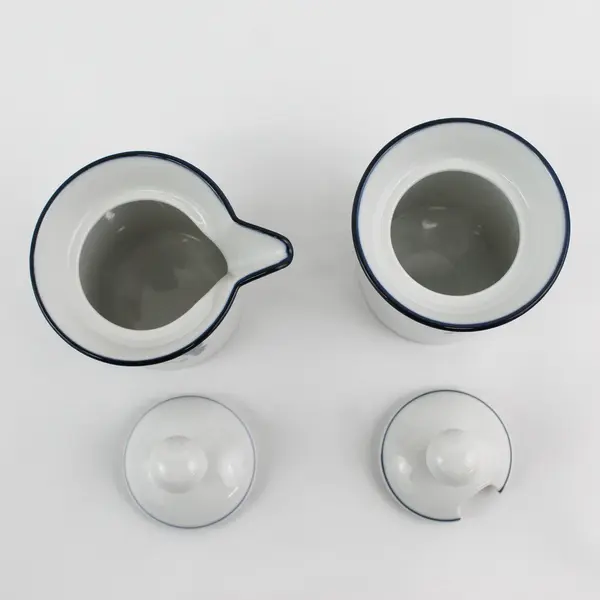 Dansk Flora Bayberry Creamer and Sugar Bowl With Lids Japan 