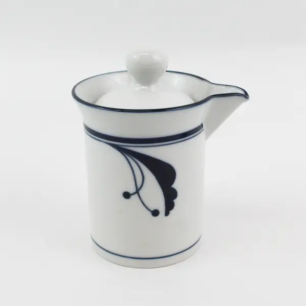 Dansk Flora Bayberry Creamer and Sugar Bowl With Lids Japan 