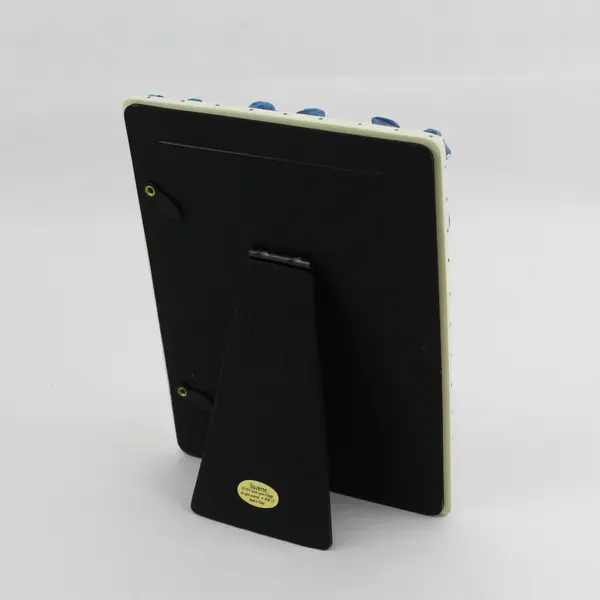 Sandy's Closet By Sandy Lynam Clough White/Blue Suzette 4" x 6" Photo Frame 1999