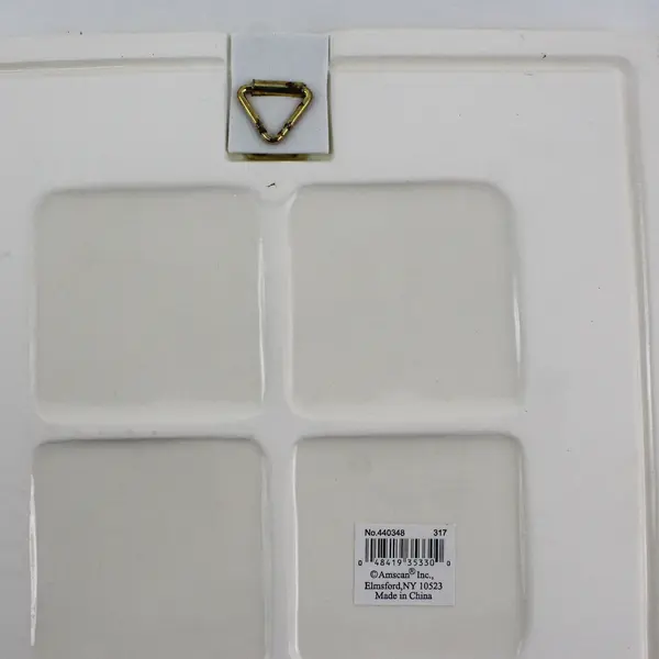 Amscan Home Square Ceramic With Metal Stand "God Grant Me Courage... Wisdom..."