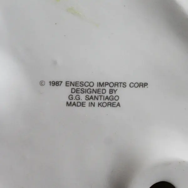 1987 Enesco Saluting Bride By G.G. Santiago