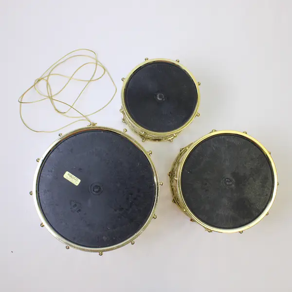 Enesco Mirrored Drum Nesting Bins Set of 3 Decorative Collectible