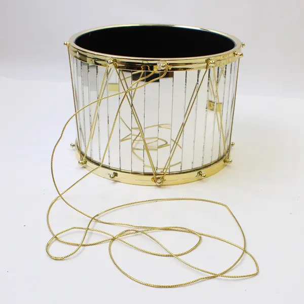 Enesco Mirrored Drum Nesting Bins Set of 3 Decorative Collectible