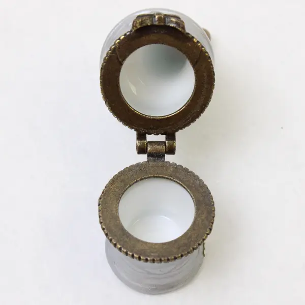 VINTAGE Midwest of Cannon Falls PHB Champagne Bottle in Ice Hinged Trinket Box