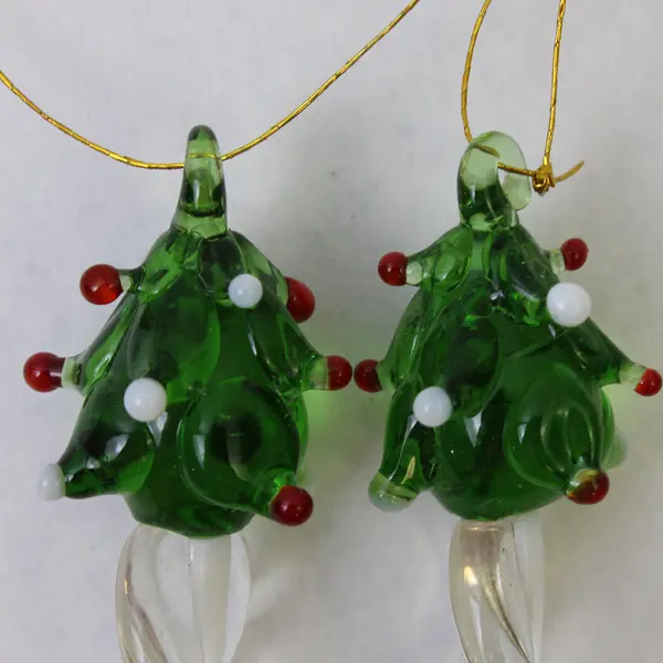 Lot of 4 Enesco Icicle Ornaments Christmas Holiday Tree Ornaments New