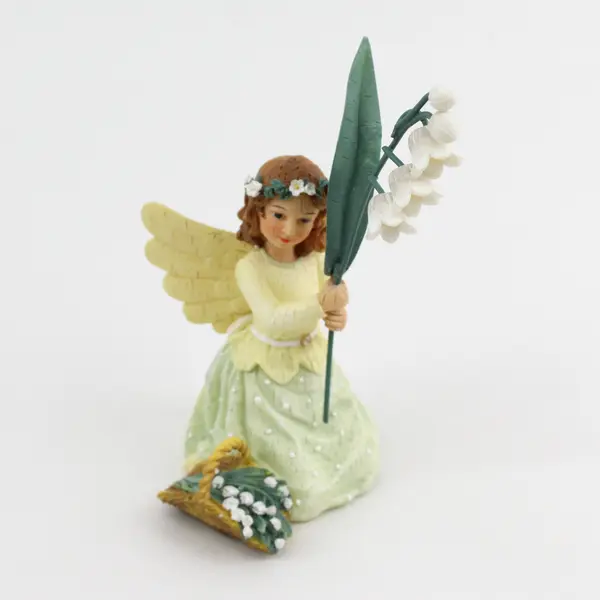  Demdaco Wildflower Angels “Lilies Of The Valley For May” Figurine Kathy Killi