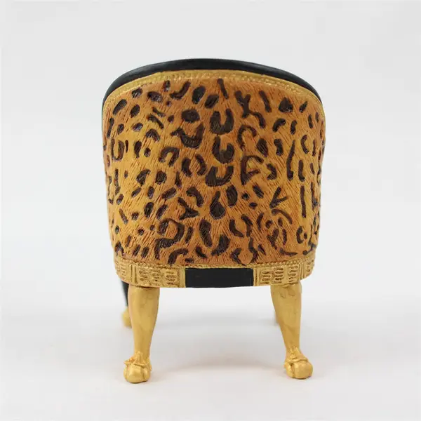 Raine Regency Leopard Take a Seat Miniature Chair 24004 NIB Dollhouse