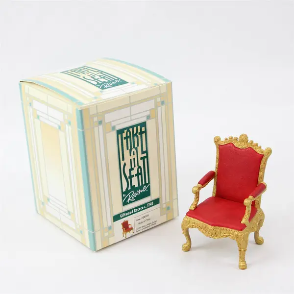 Giltwood Rococo Miniature Chair 24008 Attributed to Raine Dollhouse NIB