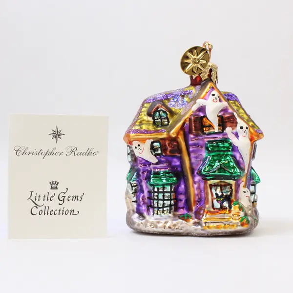 Christopher Radko HOWL MANOR GEM Ornament NIB Collectible Holiday
