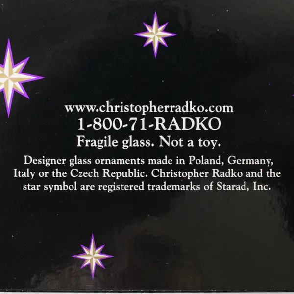 Christopher Radko HOWL MANOR GEM Ornament NIB Collectible Holiday