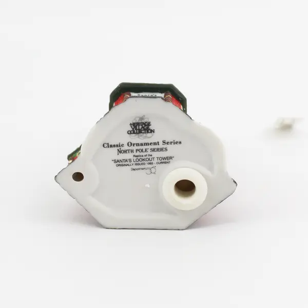 1993 Dept 56 North Pole Series Santa's Lookout Tower Ornament  98773 Lighted