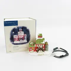 Dept 56 Snow Village J. Young's Granary Ornament 98644 Retired Lighted