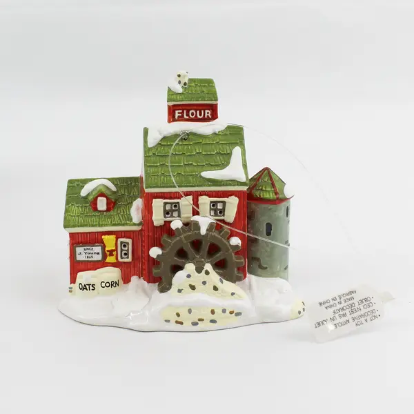 Dept 56 Snow Village J. Young's Granary Ornament 98644 Retired Lighted