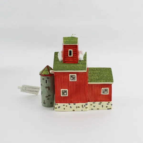 Dept 56 Snow Village J. Young's Granary Ornament 98644 Retired Lighted