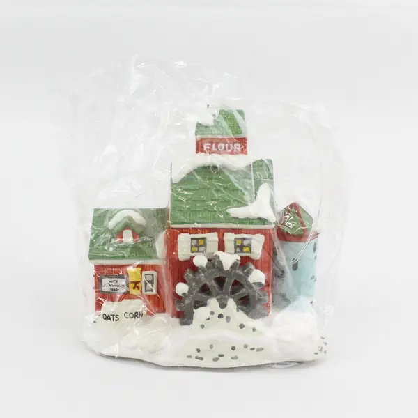 1989 Dept 56 Snow Village J Young's Granary #98632 Non Lit