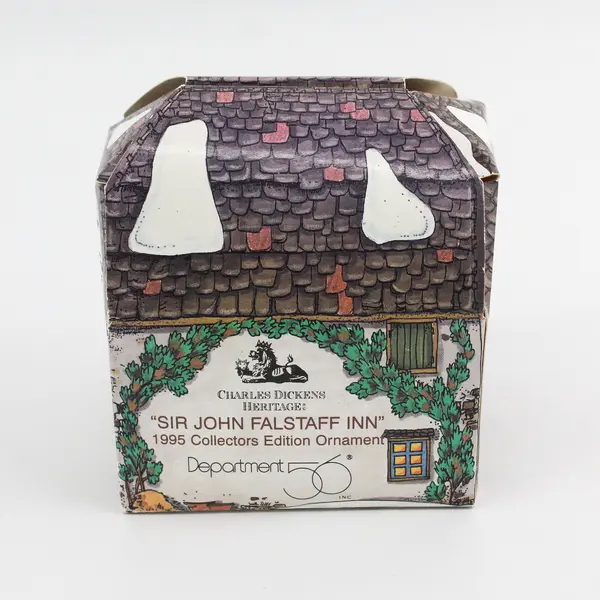 1995 Dept 56 Charles Dickens Heritage Sir John Flagstaff  Inn Ornament Unlit