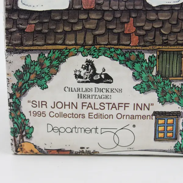 1995 Dept 56 Charles Dickens Heritage Sir John Flagstaff  Inn Ornament Unlit