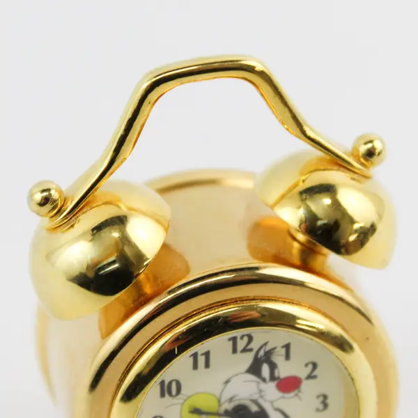 VTG 1996 Westclox Warner Bros. Sylvester & Tweety Mini Novelty Alarm Clock