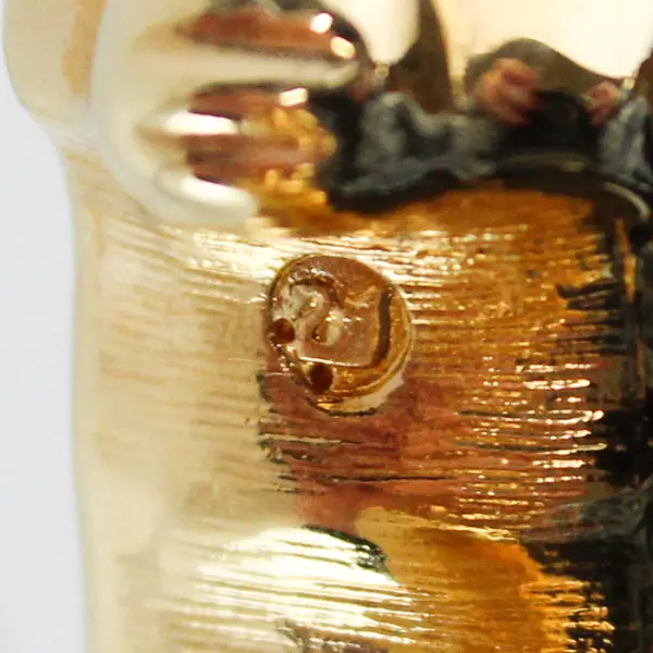 Swarovski Clear Faceted Rhinestone Gold-Tone Clip On Earrings