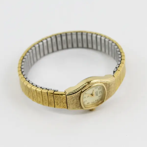 Citizen Watch Co. Women's Gold-Tone Quartz 5930-S16717 Wristwatch WORKS