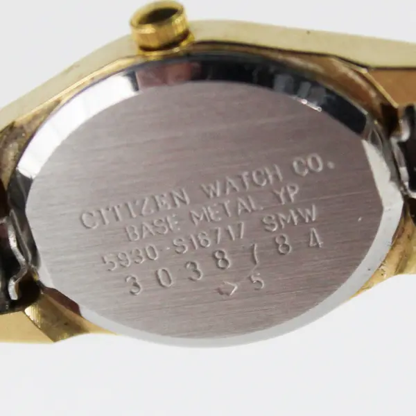 Citizen Watch Co. Women's Gold-Tone Quartz 5930-S16717 Wristwatch WORKS