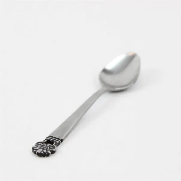 Lot of 4 National Stainless King Eric Pattern Stainless Teaspoons 6.25" Rare