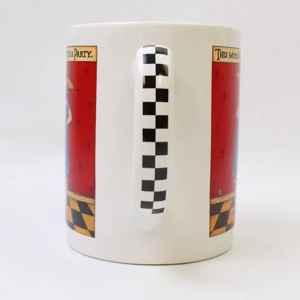 Mary Engelbreit Cup This Woman Deserves A Party Ceramic Mug 4.25" Andrew McMeel 